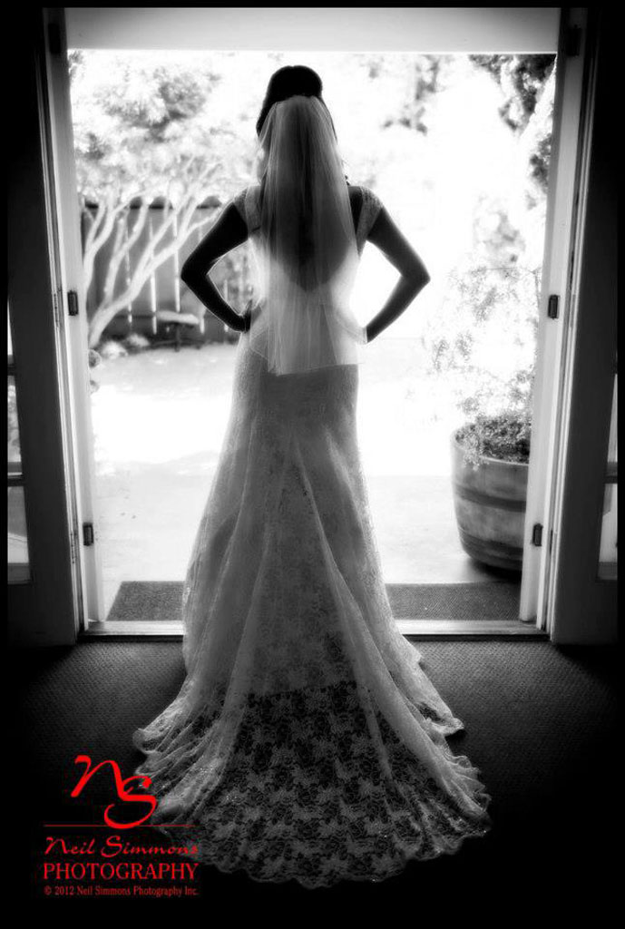 Exiting the Bridal Suite